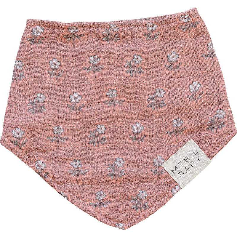 Vintage Pink Floral Classic Muslin Bib - BIG FRENCHIES