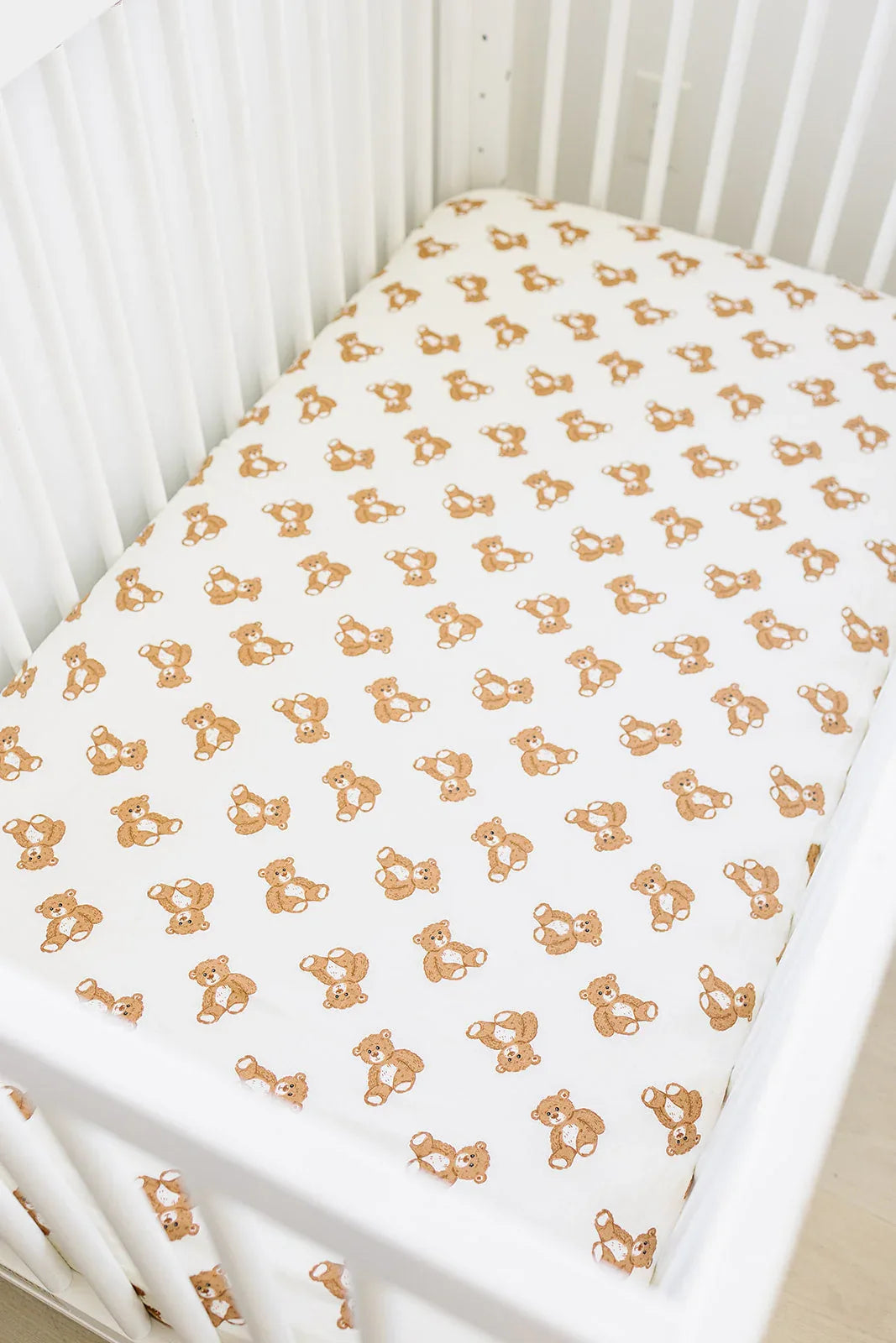 Teddy Bear Muslin Crib Sheet - BIG FRENCHIES