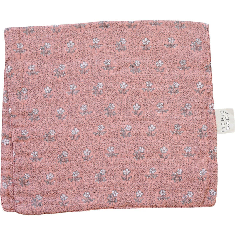 Vintage Pink Floral Muslin Burp Cloth - BIG FRENCHIES