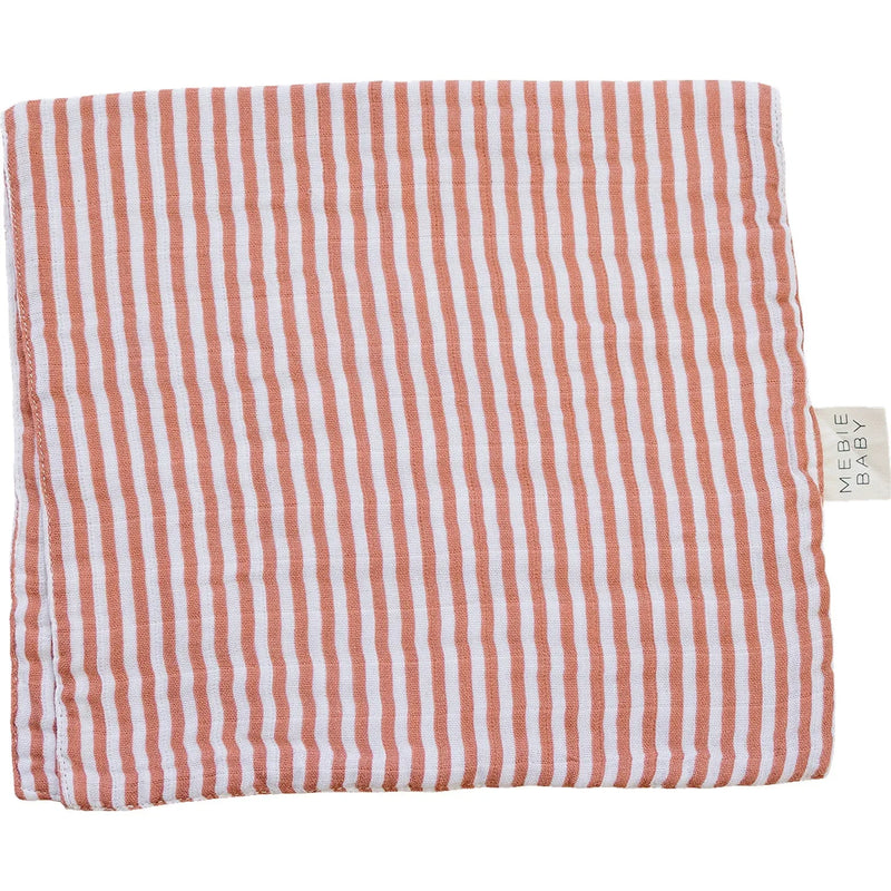Pink Stripes Muslin Burp Cloth - BIG FRENCHIES