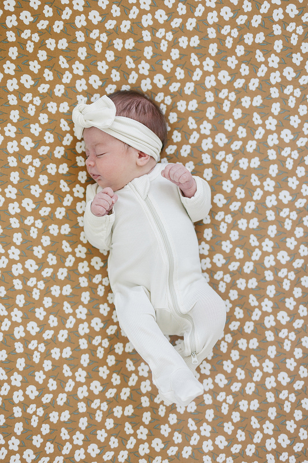 Cream Ribbed Bamboo Head Wrap - BIG FRENCHIES
