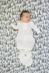 Forest Muslin Crib Sheet - BIG FRENCHIES