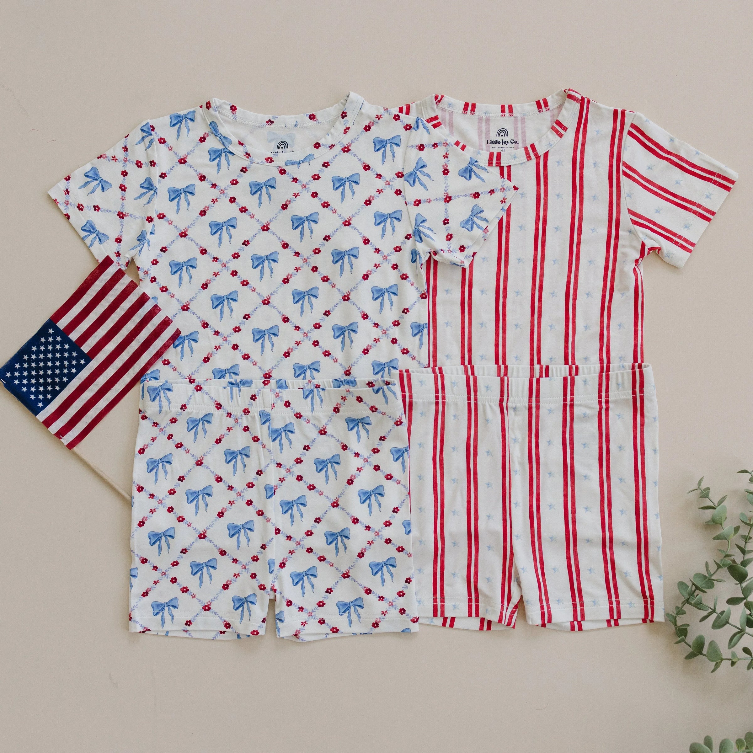 Stars & Stripes 2pc Bamboo Pajamas - BIG FRENCHIES