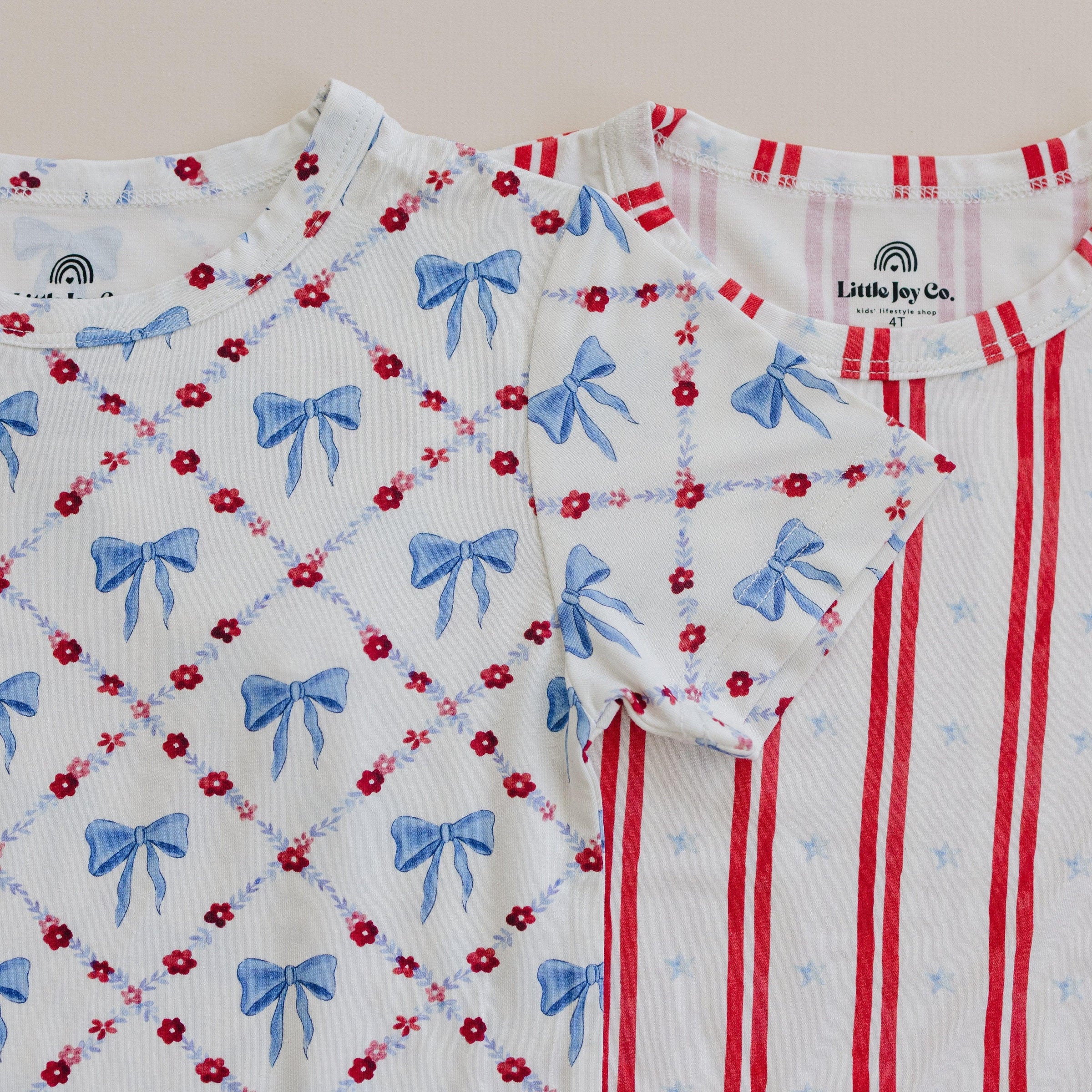 Stars & Stripes 2pc Bamboo Pajamas - BIG FRENCHIES