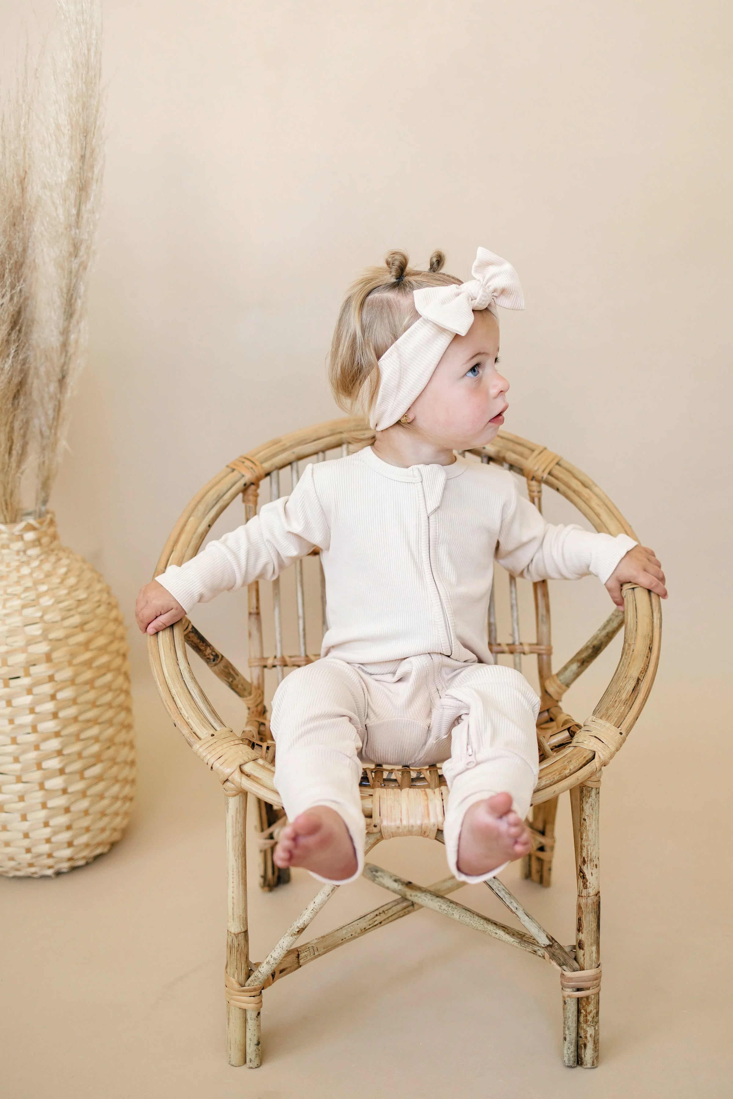 Solid Ribbed Bamboo Zippy Romper - more colors - BIG FRENCHIES
