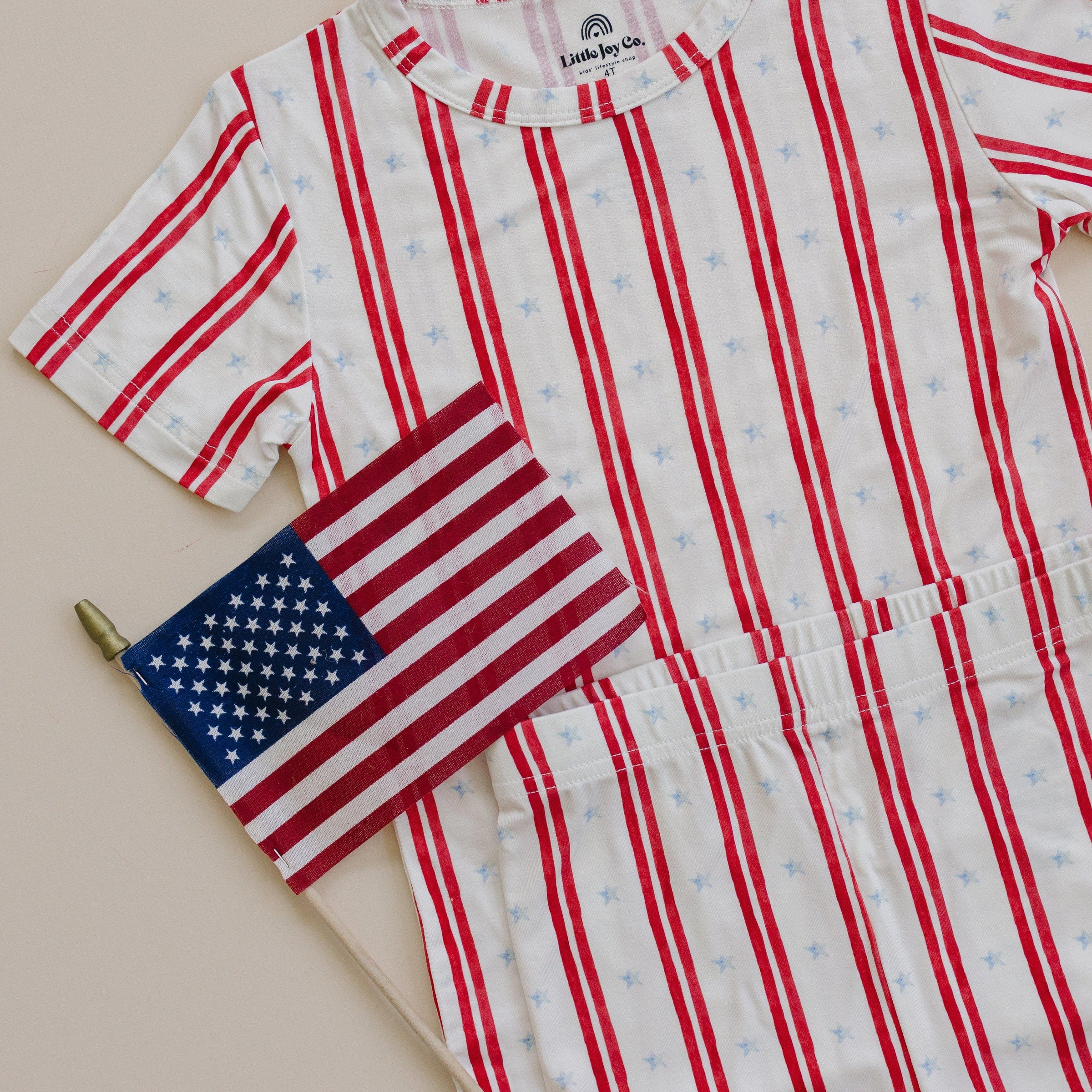 Stars & Stripes 2pc Bamboo Pajamas - BIG FRENCHIES