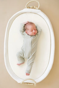 Solid Ribbed Bamboo Zippy Romper - more colors - BIG FRENCHIES