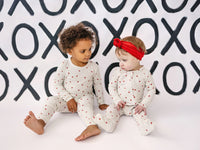 Tiny Hearts Bamboo Zippy Pajamas - BIG FRENCHIES