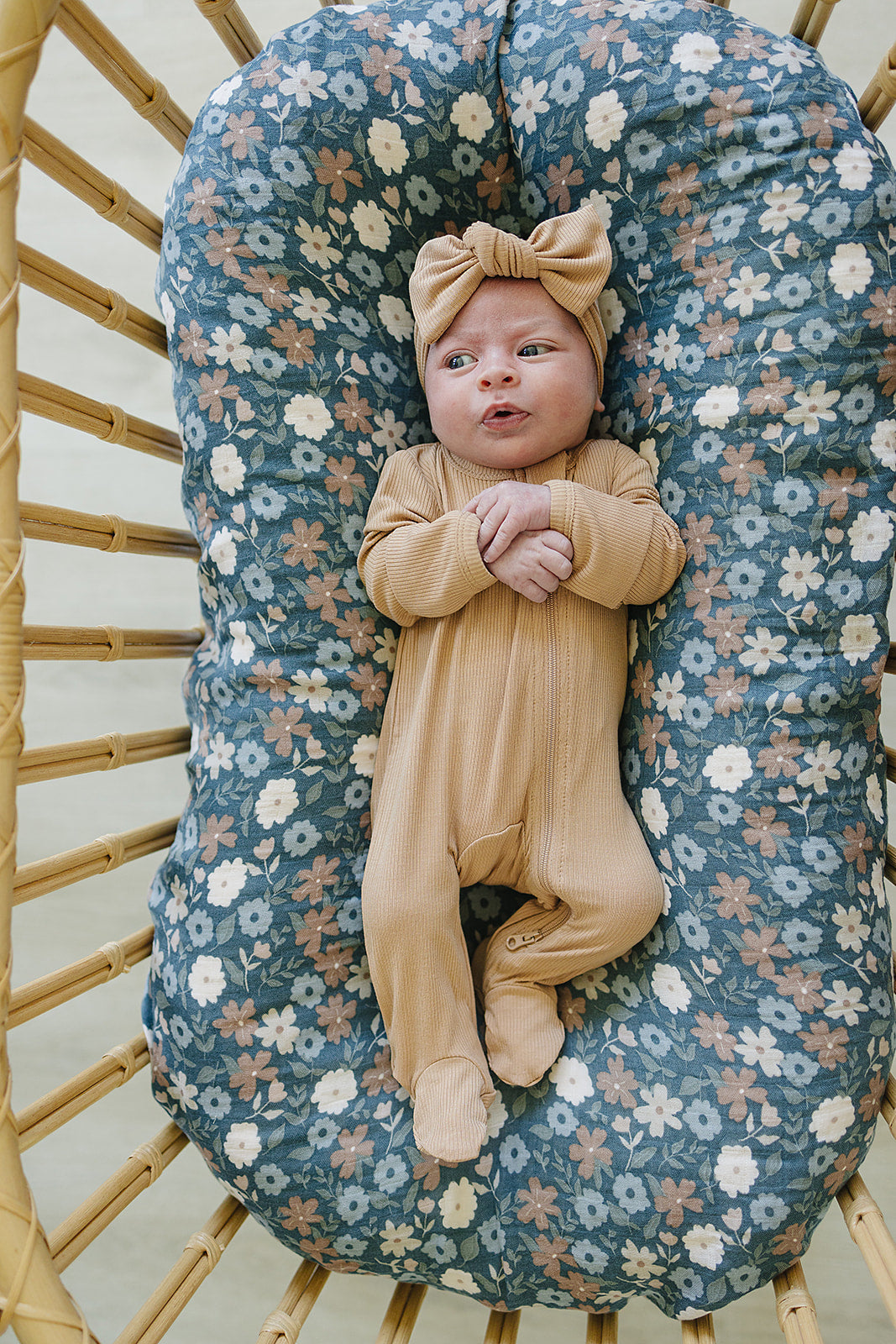 Latte Ribbed Bamboo Head Wrap - BIG FRENCHIES