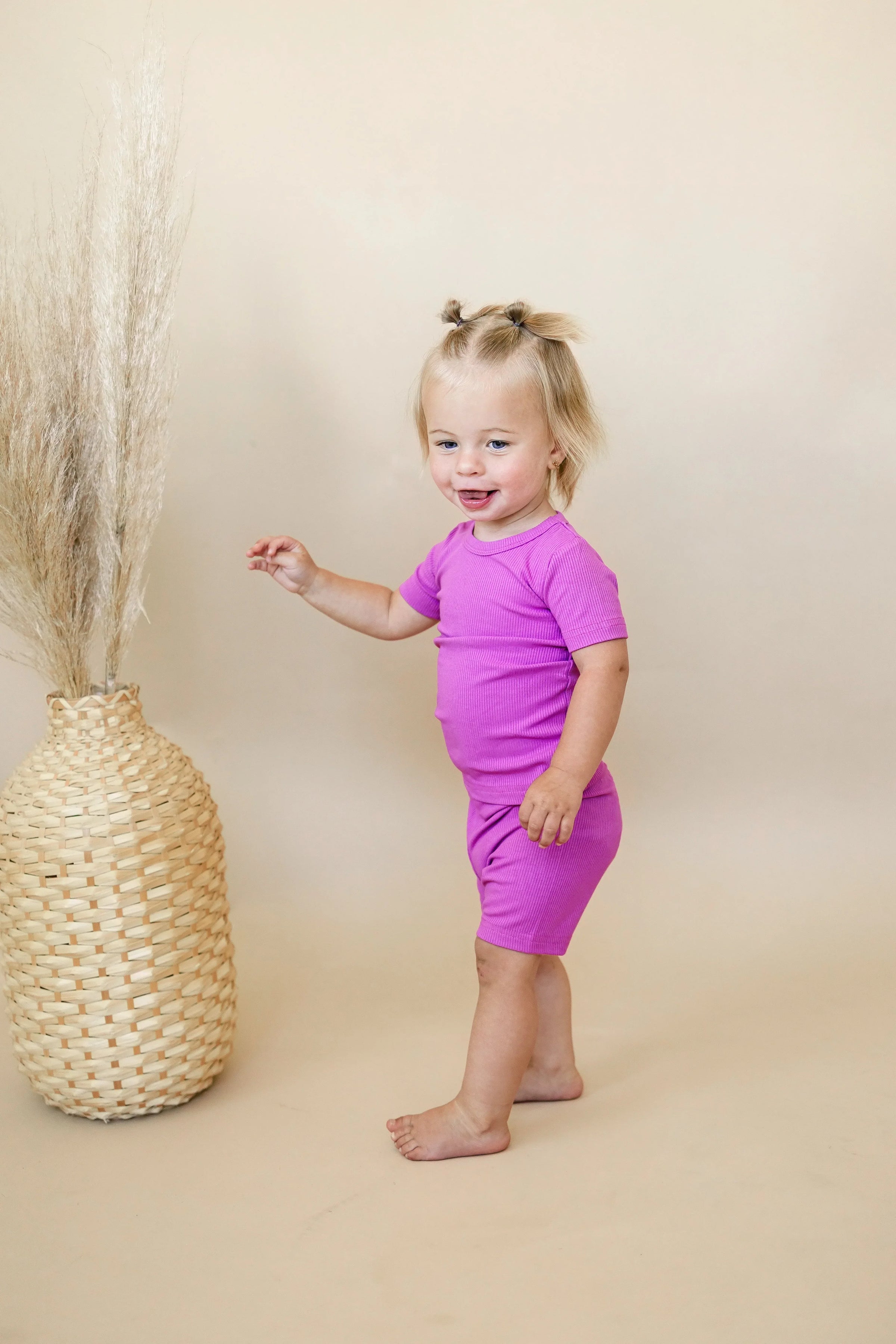 Solid Ribbed Bamboo 2pc Pajamas - more colors - BIG FRENCHIES