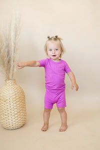 Solid Ribbed Bamboo 2pc Pajamas - more colors - BIG FRENCHIES