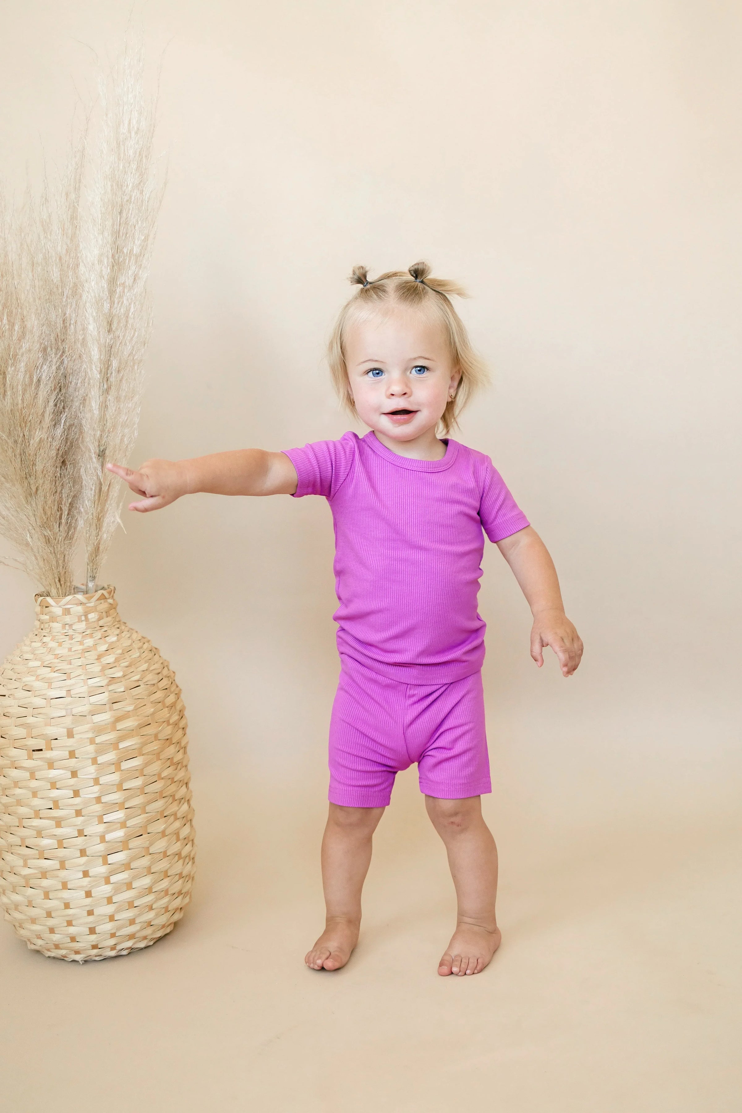 Solid Ribbed Bamboo 2pc Pajamas - more colors - BIG FRENCHIES