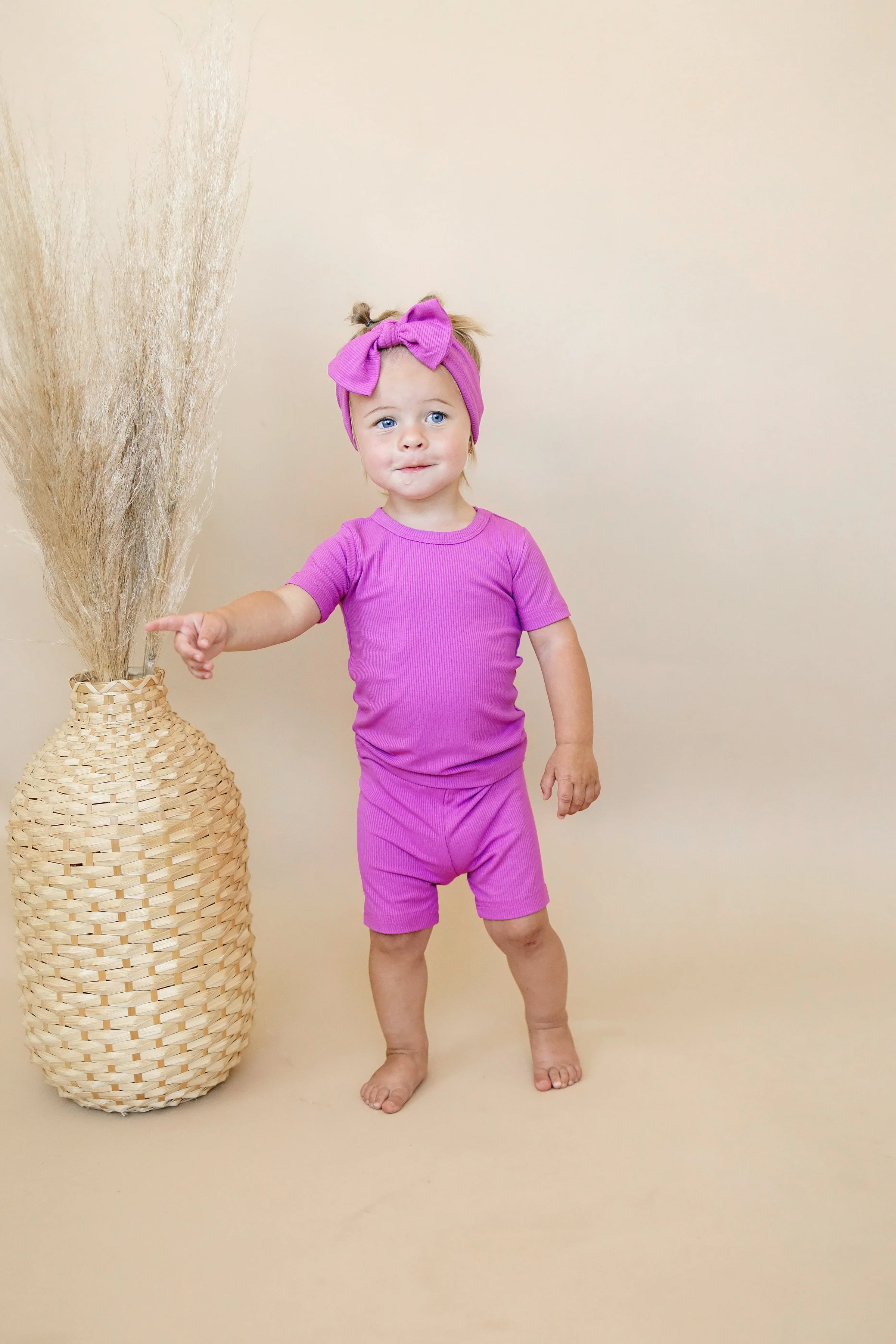 Solid Ribbed Bamboo 2pc Pajamas - more colors - BIG FRENCHIES