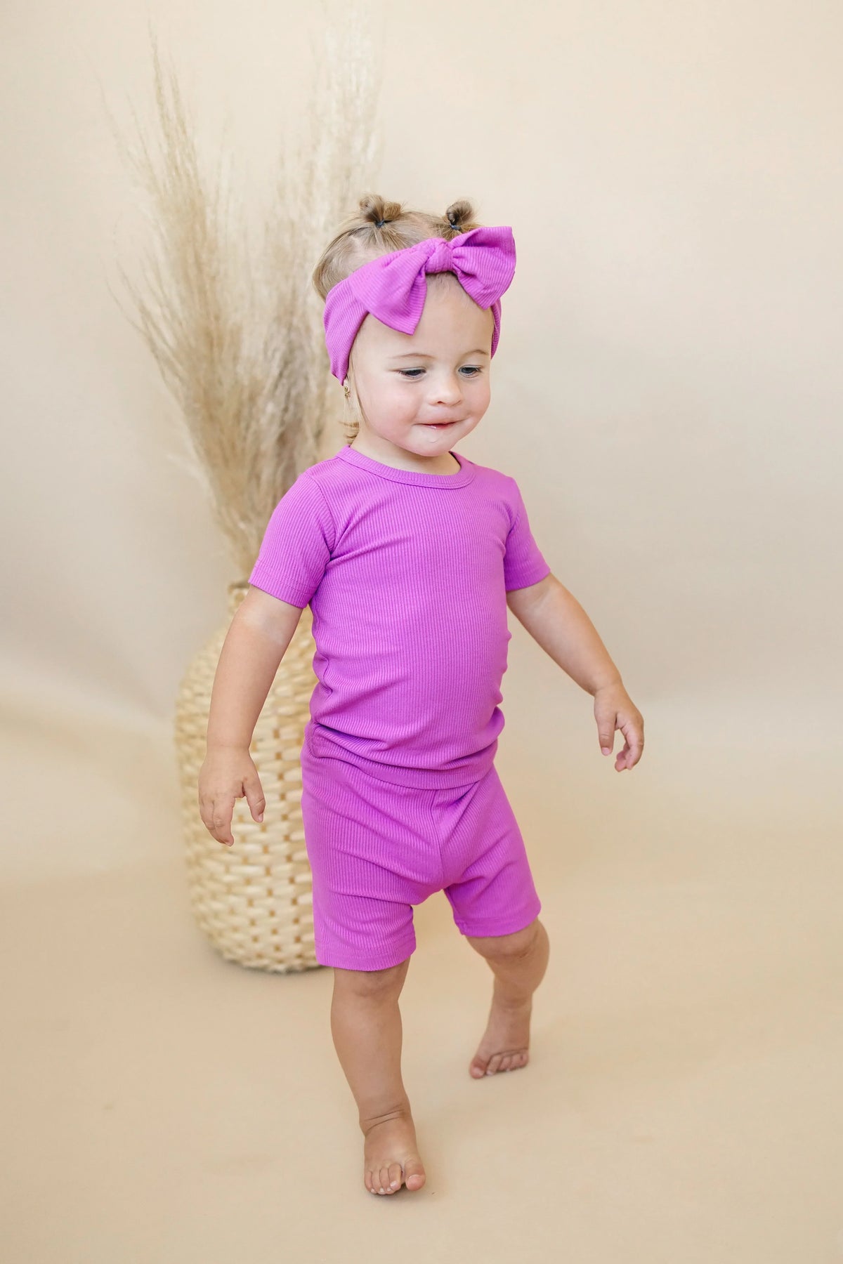 Solid Ribbed Bamboo 2pc Pajamas - more colors - BIG FRENCHIES
