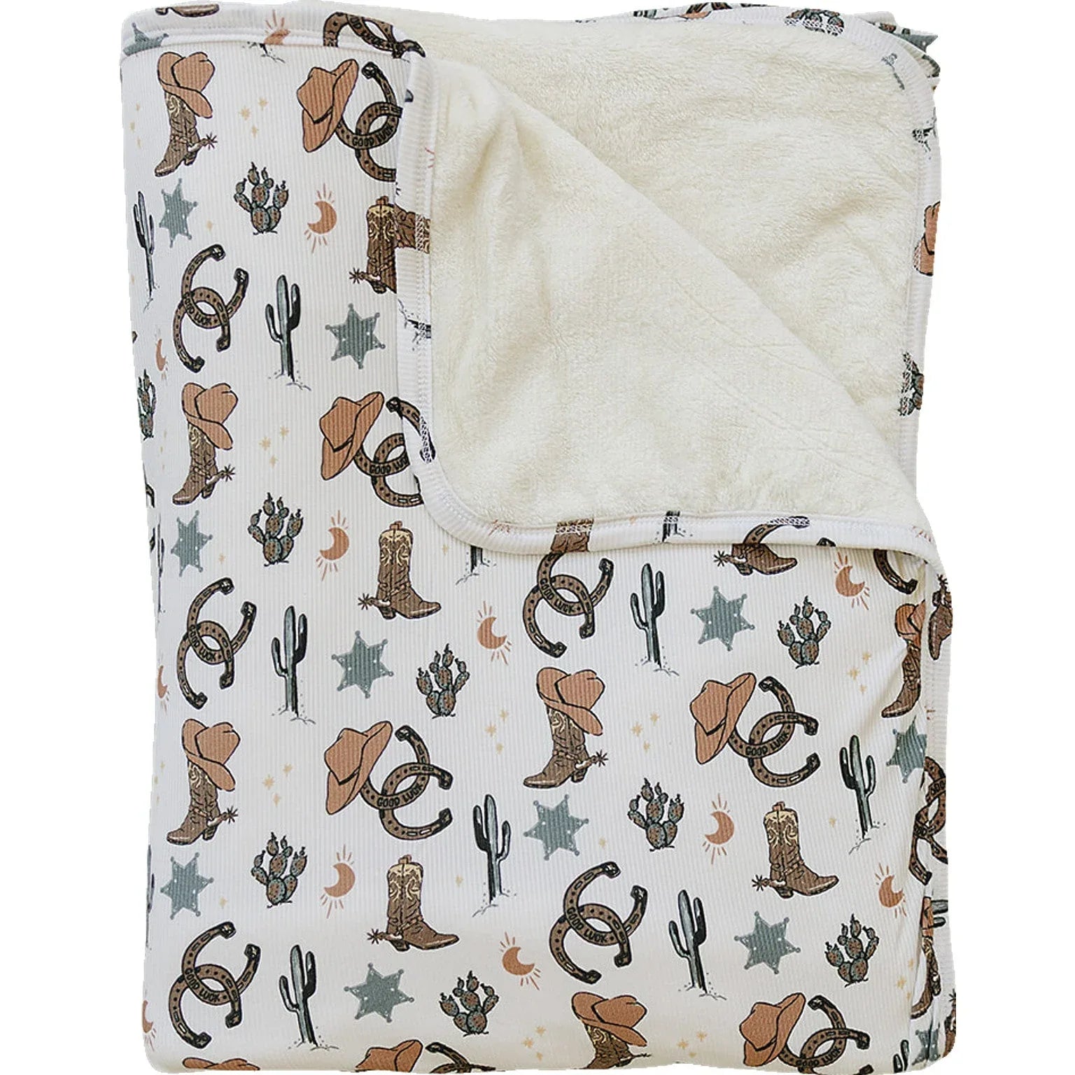Outlaw Cowboy Bamboo Fleece Quilt - BIG FRENCHIES