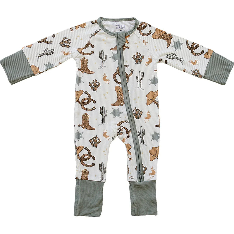 Outlaw Cowboy Ribbed Bamboo Zipper - BIG FRENCHIES