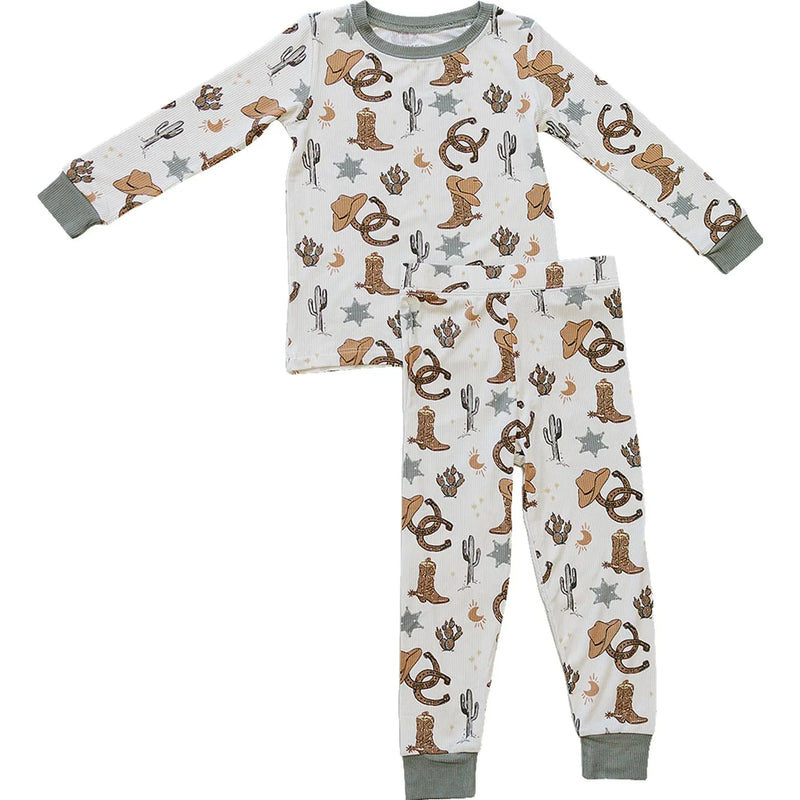 Outlaw Cowboy Ribbed Bamboo Cozy Set - BIG FRENCHIES