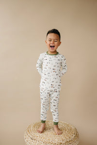 Tiny Tractors 2pc Bamboo Pajamas - BIG FRENCHIES