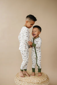 Tiny Tractors Bamboo Zippy Pajamas - BIG FRENCHIES