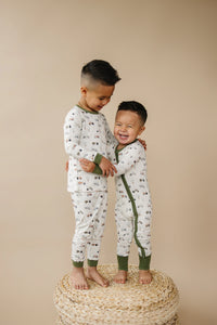 Tiny Tractors 2pc Bamboo Pajamas - BIG FRENCHIES