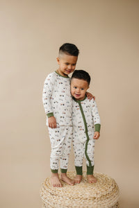 Tiny Tractors 2pc Bamboo Pajamas - BIG FRENCHIES