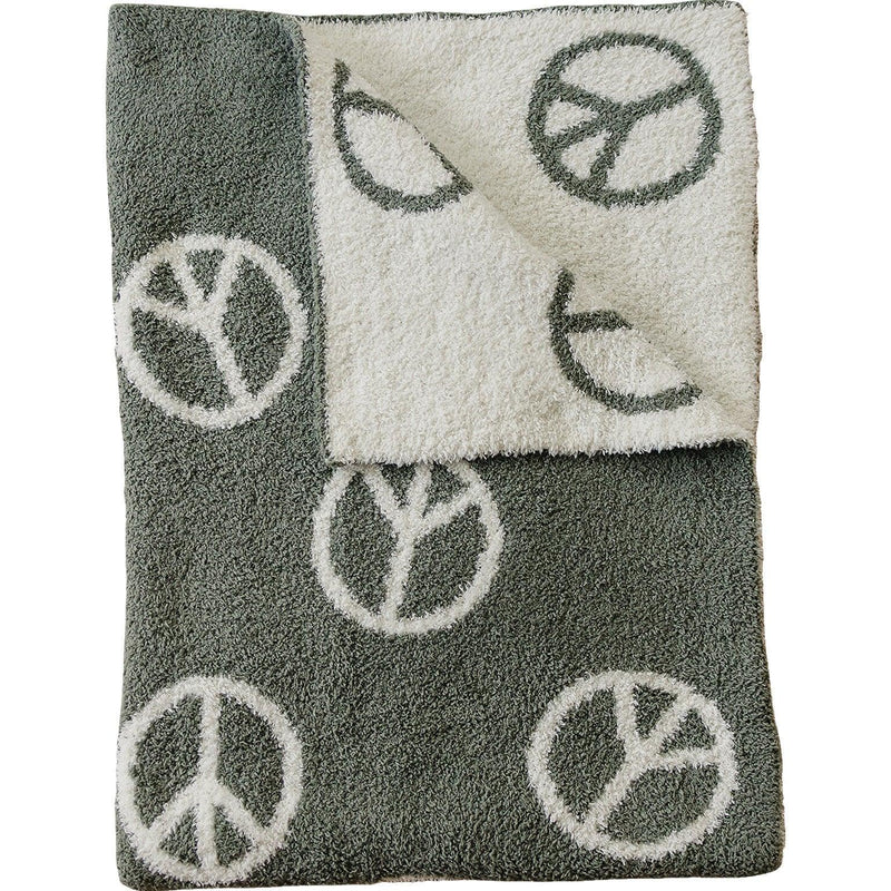 Peace Plush Blanket - BIG FRENCHIES