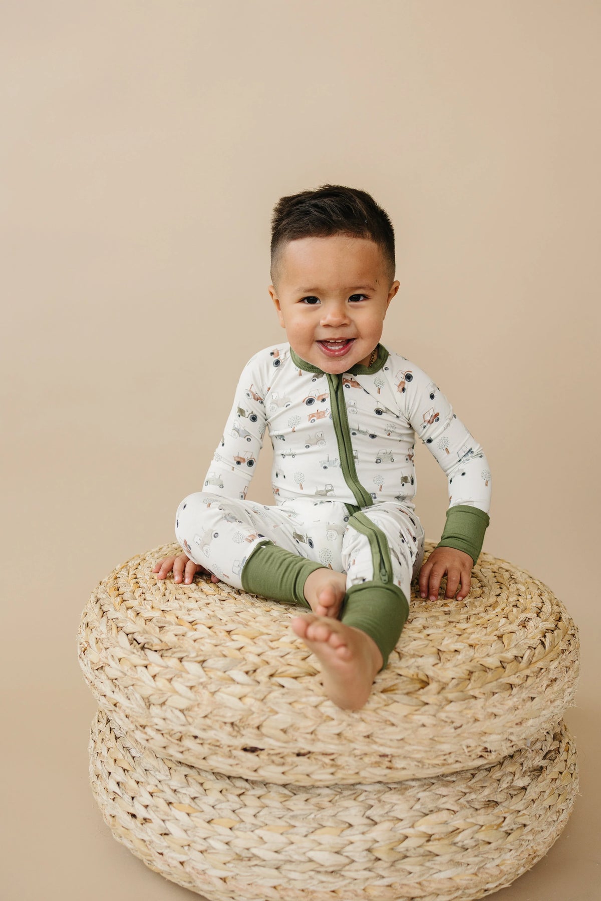 Tiny Tractors Bamboo Zippy Pajamas - BIG FRENCHIES