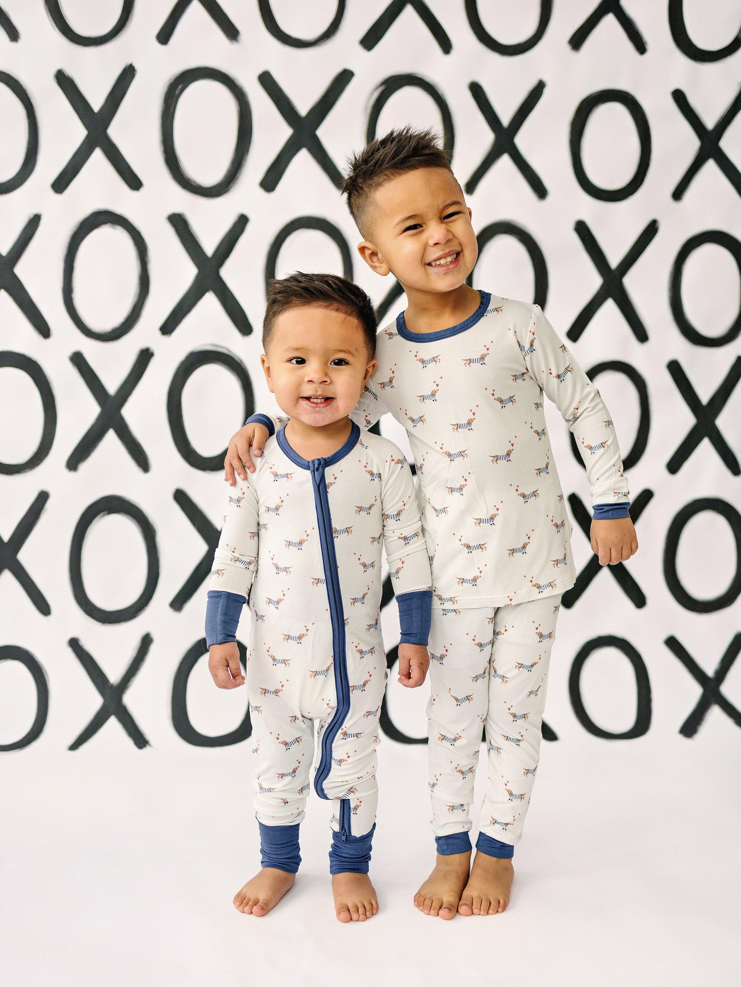 Puppy Love 2pc Bamboo Pajamas - BIG FRENCHIES