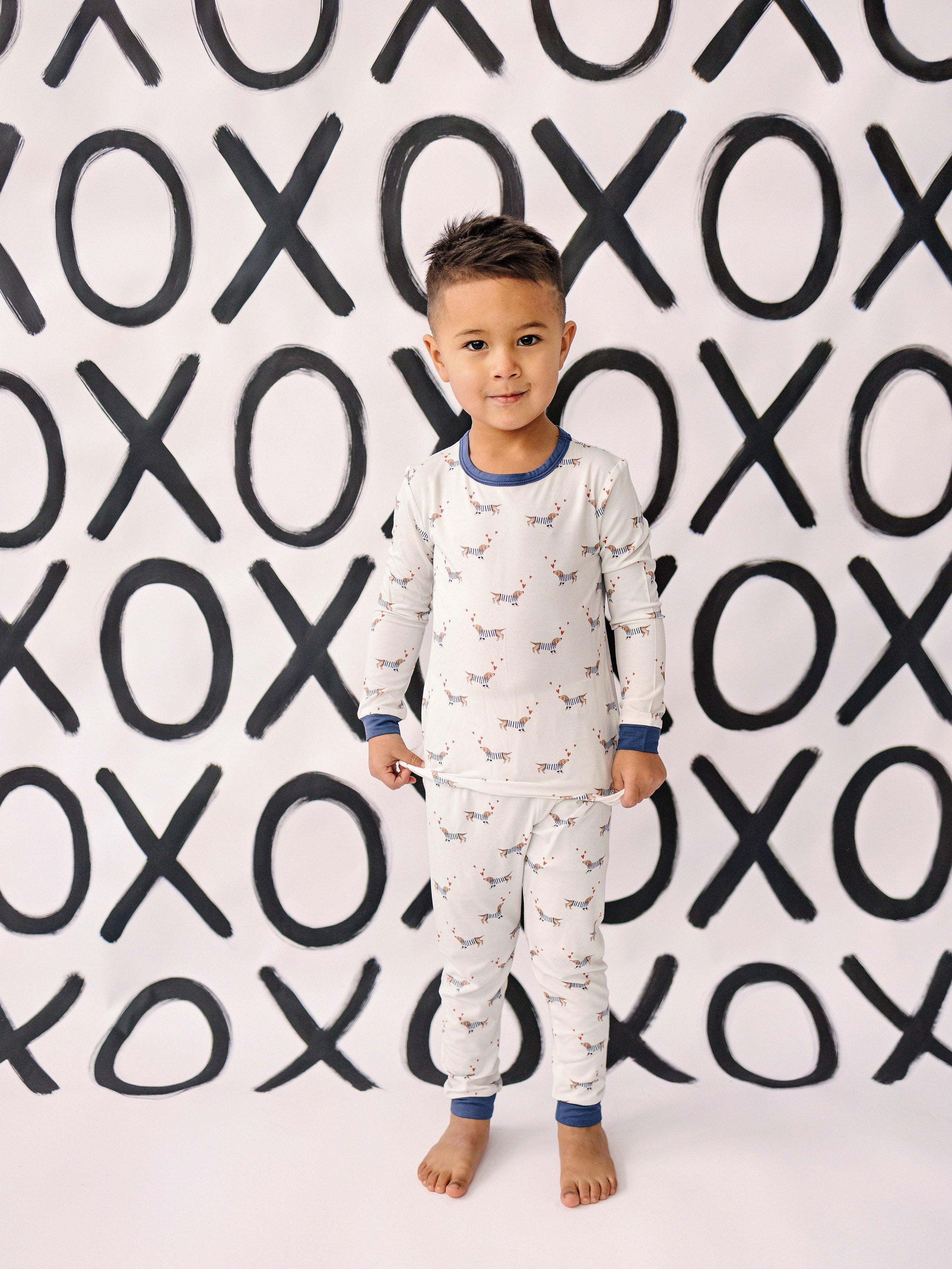 Puppy Love 2pc Bamboo Pajamas - BIG FRENCHIES