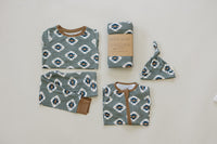 Southwest Aztec Ribbed Bamboo Newborn Knot Hat - BIG FRENCHIES