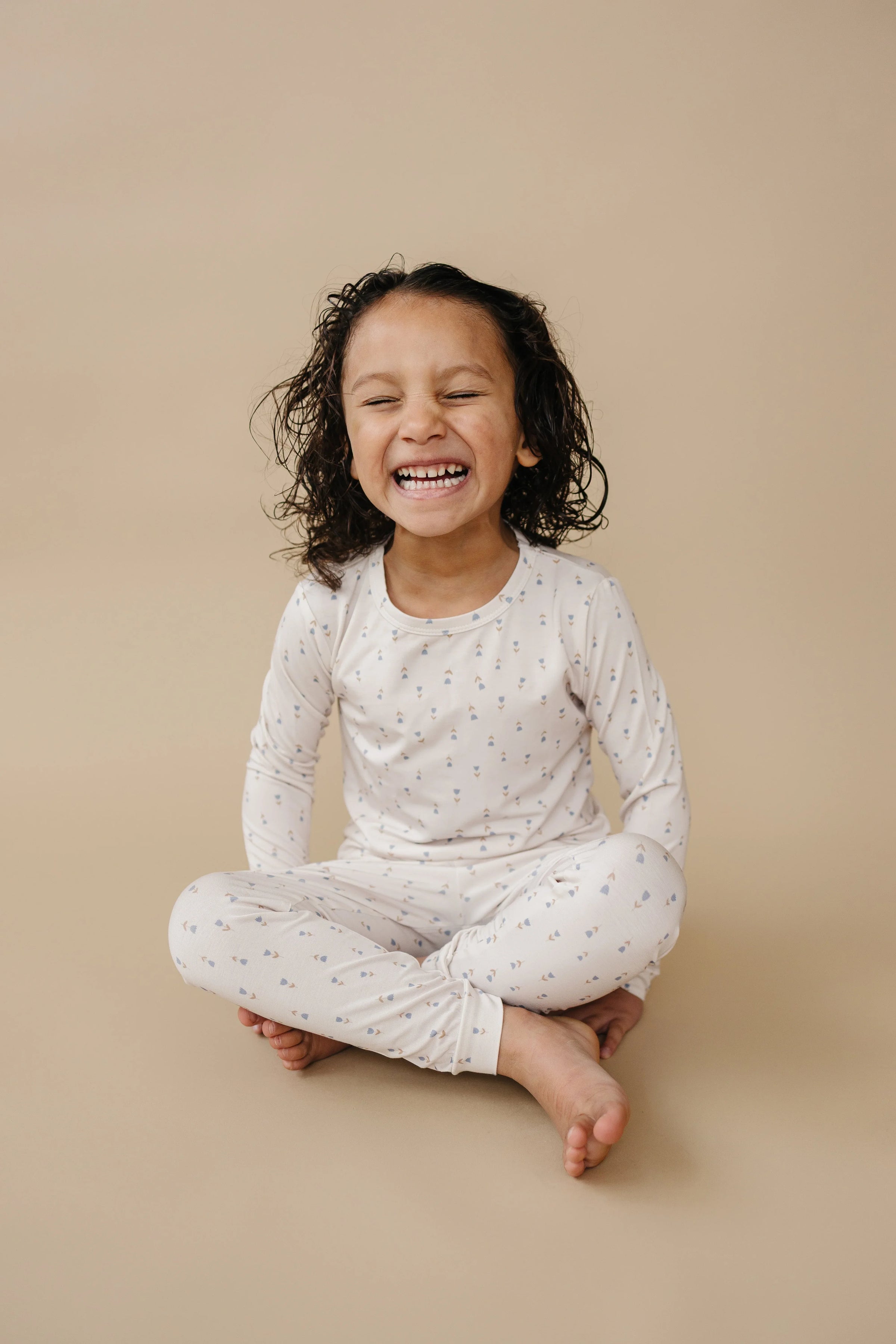 Tiny Tulips 2pc Bamboo Pajamas - BIG FRENCHIES