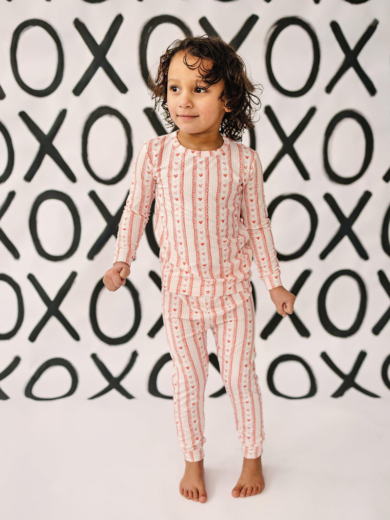 Laced with Love 2pc Bamboo Pajamas - BIG FRENCHIES