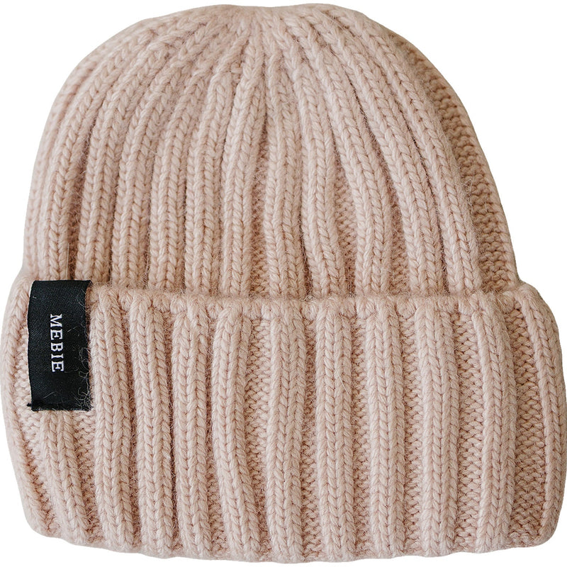 Light Pink Chunky Knit Beanie - BIG FRENCHIES