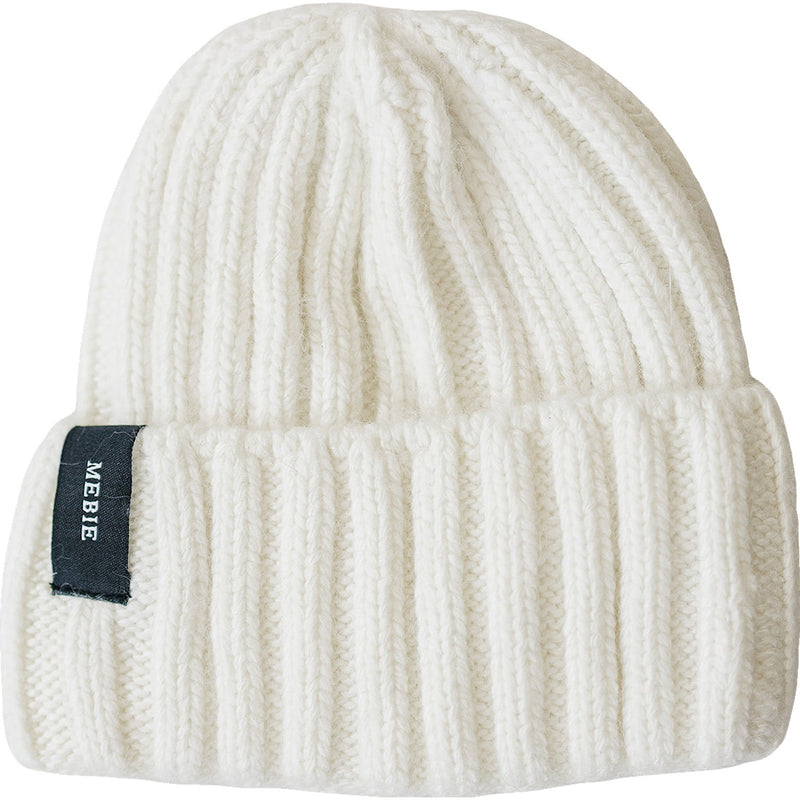 White Chunky Knit Beanie - BIG FRENCHIES