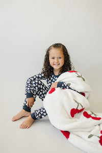 Cherry Plush Blanket - BIG FRENCHIES
