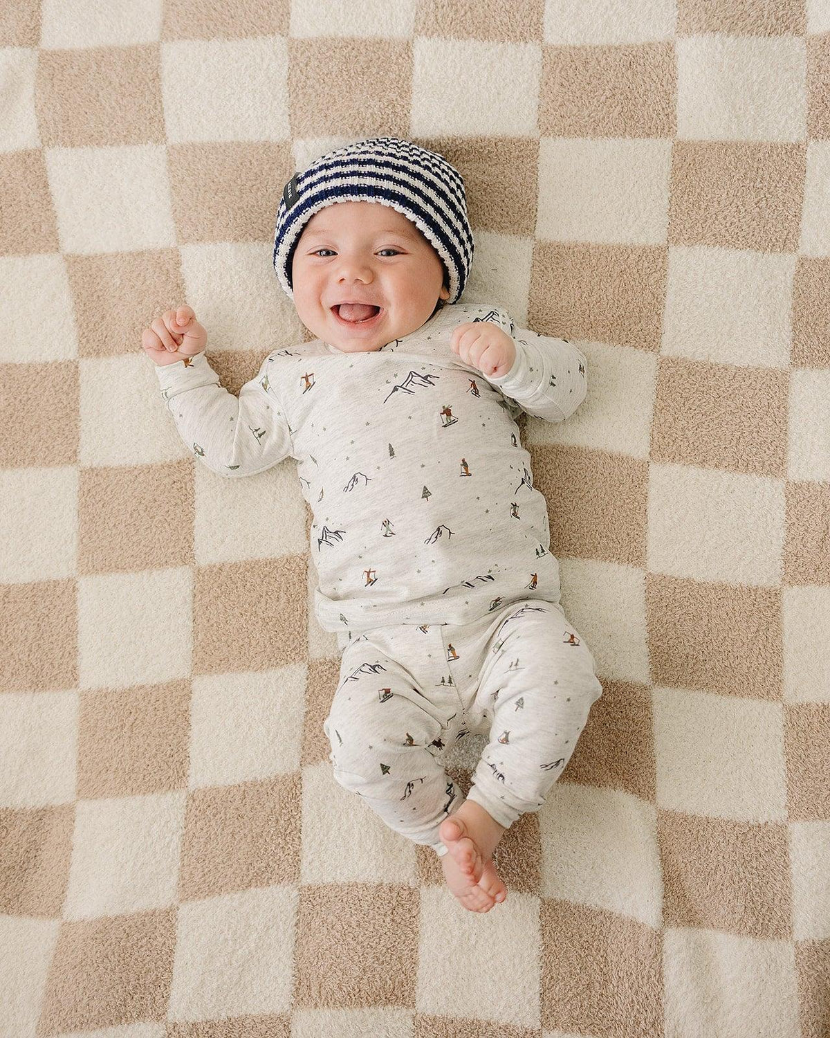 Ski Print Cozy Set - BIG FRENCHIES