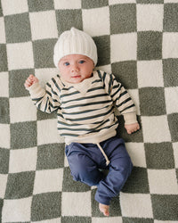 White Chunky Knit Beanie - BIG FRENCHIES