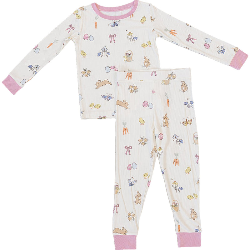 Pink Bunny Ribbed Bamboo Cozy Set - BIG FRENCHIES