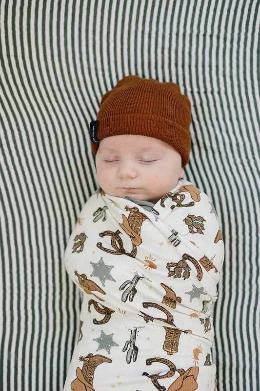 Brown Mebie Baby Beanie - BIG FRENCHIES