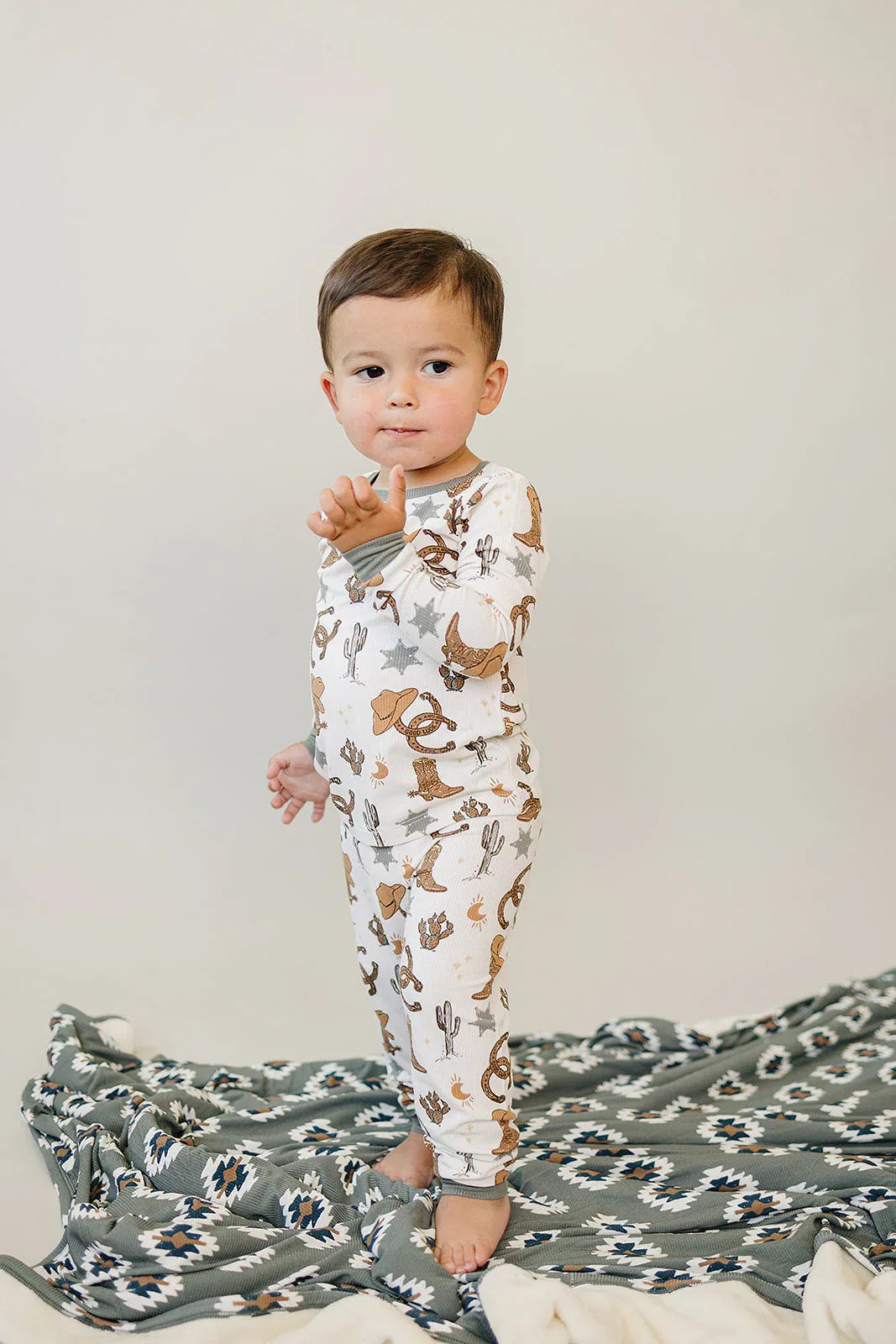 Outlaw Cowboy Ribbed Bamboo Cozy Set - BIG FRENCHIES