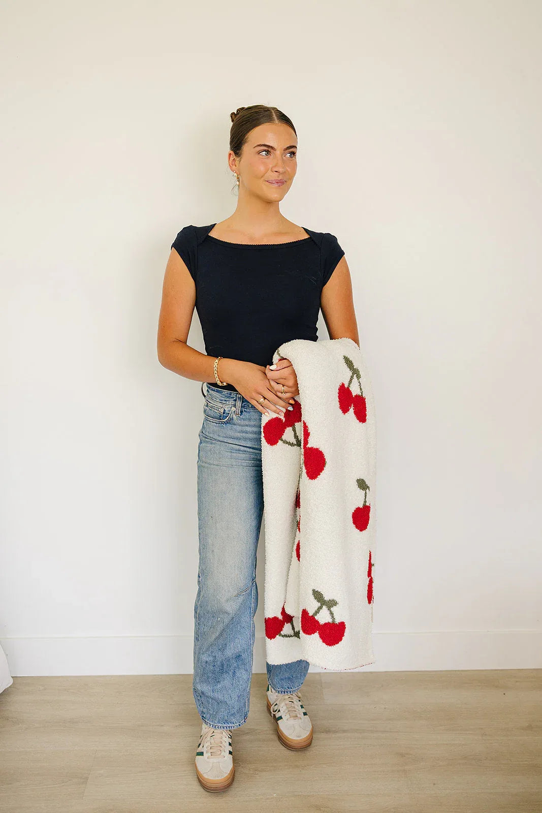 Cherry Plush Blanket - BIG FRENCHIES