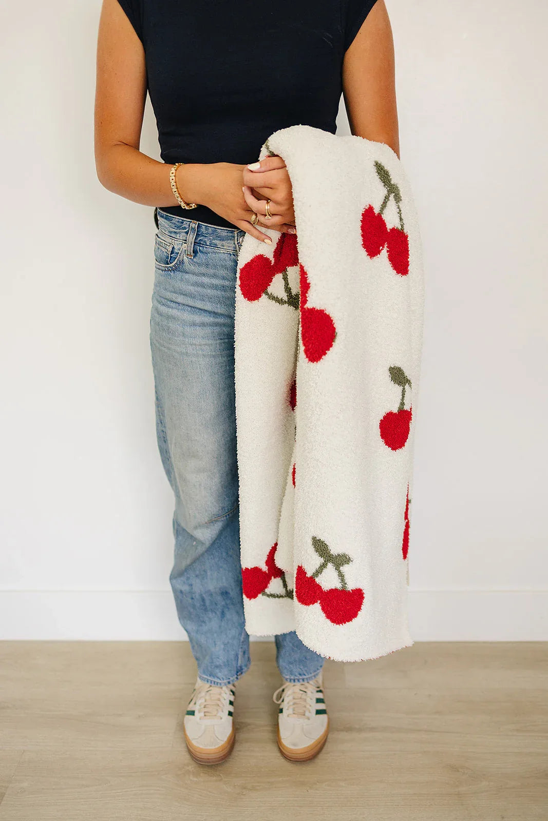 Cherry Plush Blanket - BIG FRENCHIES