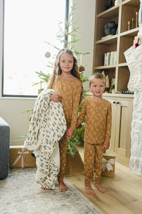 Christmas Trees Bamboo Fleece Quilt - BIG FRENCHIES