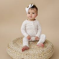 Tiny Tulips Bamboo Zippy Pajamas - BIG FRENCHIES