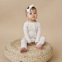 Tiny Tulips Bamboo Zippy Pajamas - BIG FRENCHIES