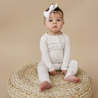 Tiny Tulips Bamboo Zippy Pajamas - BIG FRENCHIES