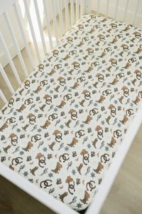 Outlaw Cowboy Muslin Crib Sheet - BIG FRENCHIES