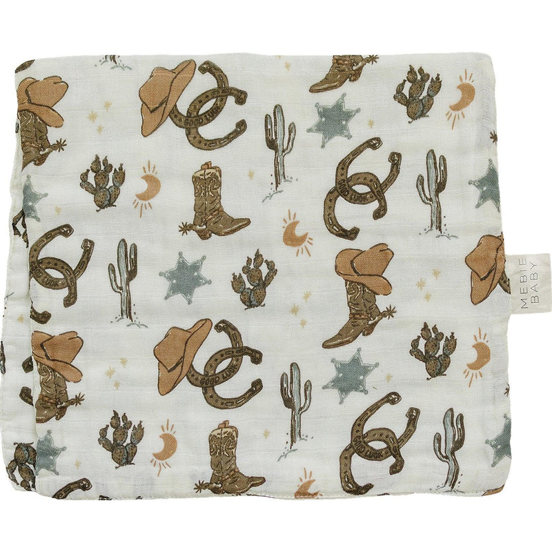 Outlaw Cowboy Muslin Burp Cloth - BIG FRENCHIES