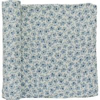 Blue Blossom Muslin Swaddle Blanket - BIG FRENCHIES