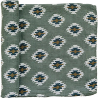 Southwest Aztec Muslin Swaddle Blanket - BIG FRENCHIES